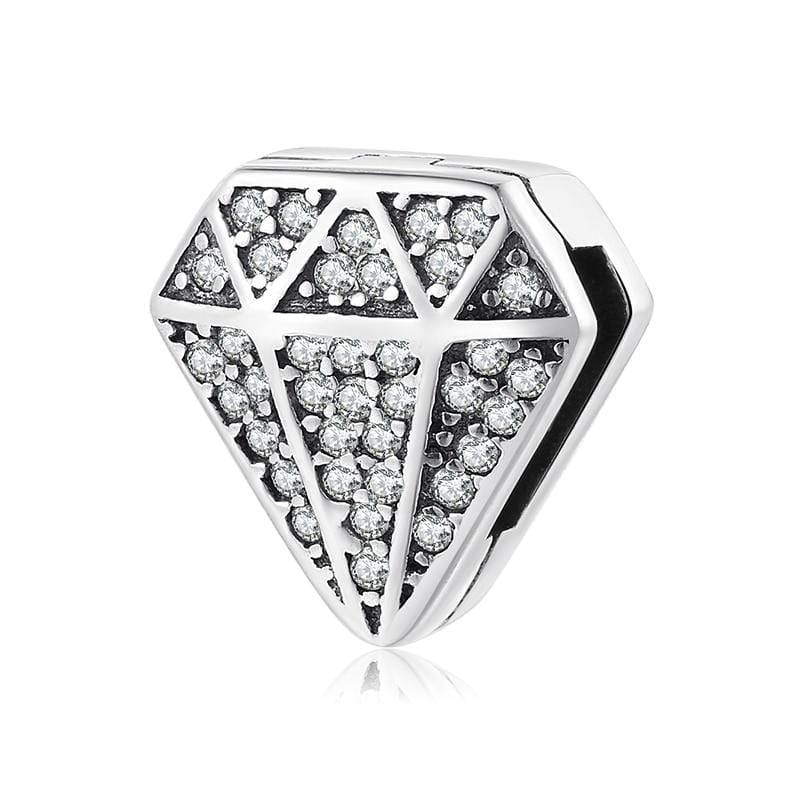 Sereia & Mar DIAMOND CHARM CLIPE DIAMOND - PRATA 925