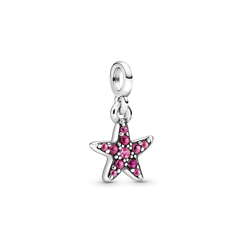 Sereia & Mar My Pink Starfish PENDENTE CHARM ME MY PINK STAR - PRATA 925