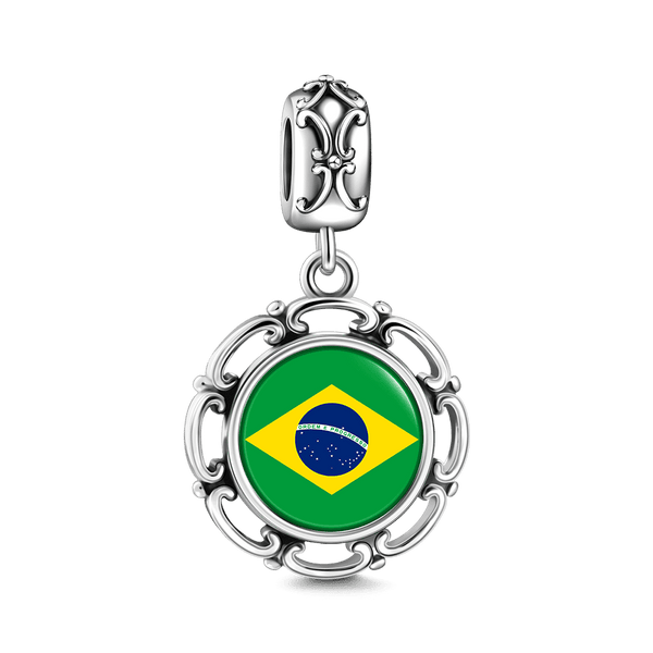 PENDENTE CHARM BRASIL - PRATA 925 – Sereia & Mar